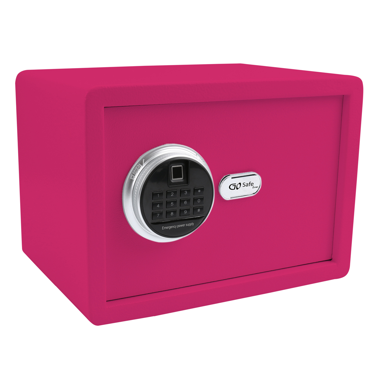 Olymp Tresor pink 7107 GOsafe 2.0 / 120FP Zahlencode Schlüssel, 16 Liter 8 kg