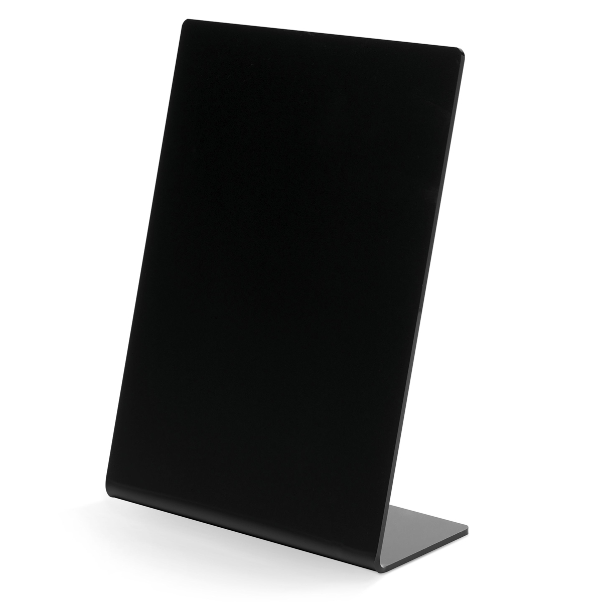Magnetoplan SSPA5142 Tischaufsteller schwarz, kreidebeschreibbar, schräg A5 Hochformat