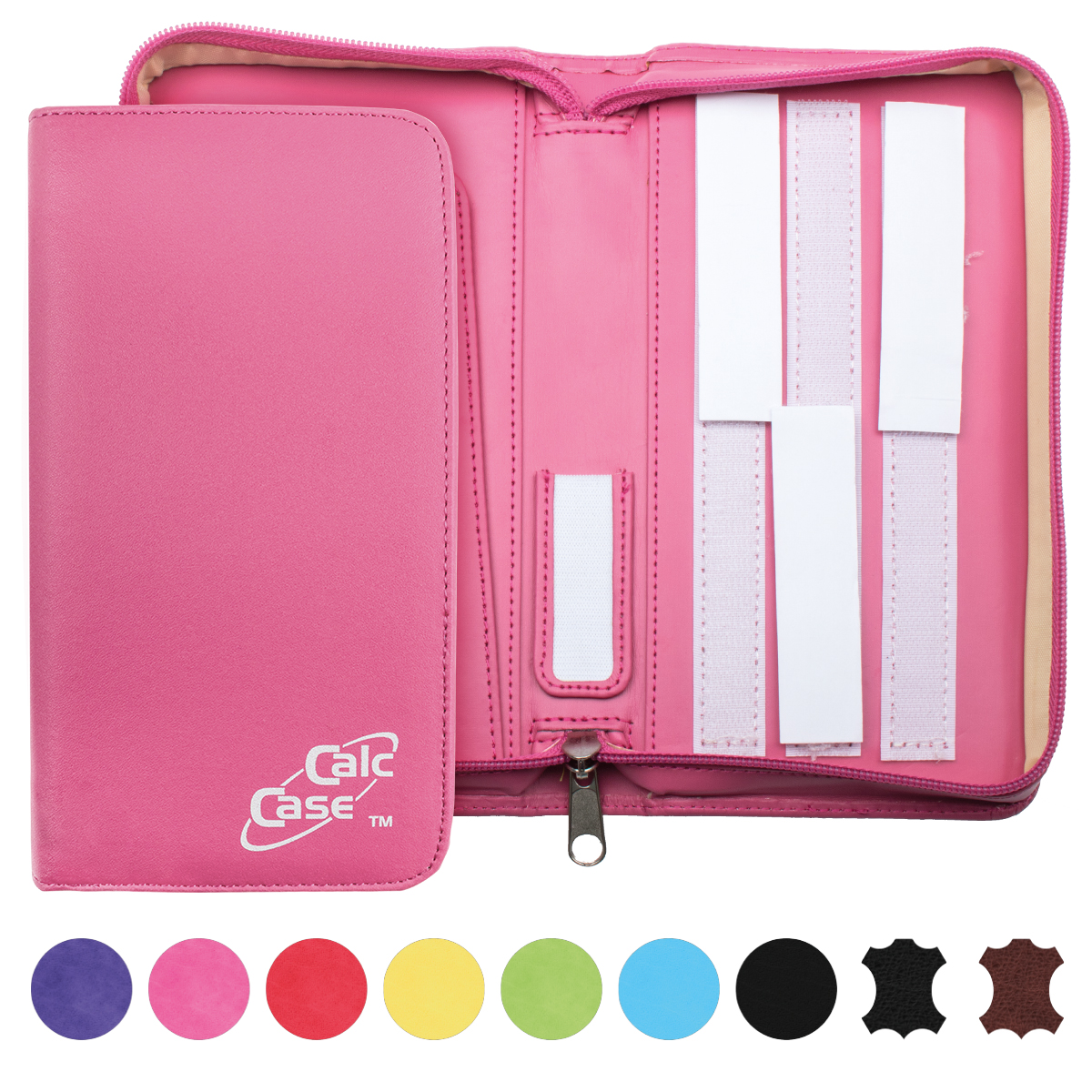 TI-Nspire CX II-T CAS Rechner mit Tasche pink, Folie, Fachbuch & Zirkel Set 