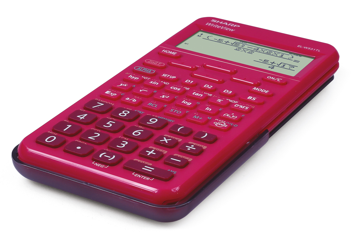 Sharp EL-W531 TL RD Schulrechner rot 