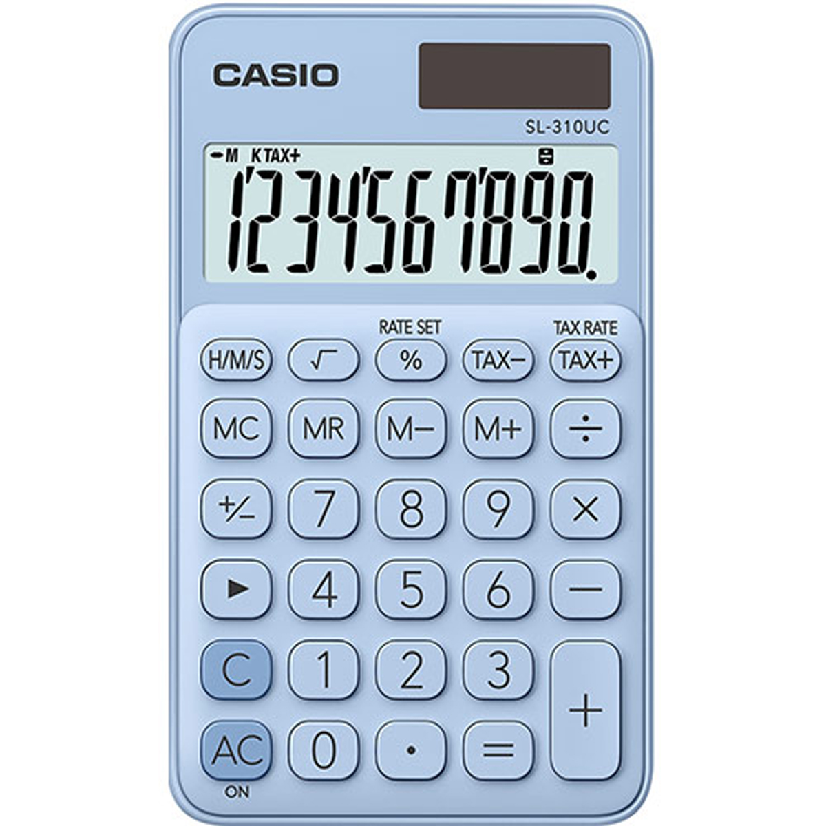 Casio SL-310 UC LB Taschenrechner hellblau 