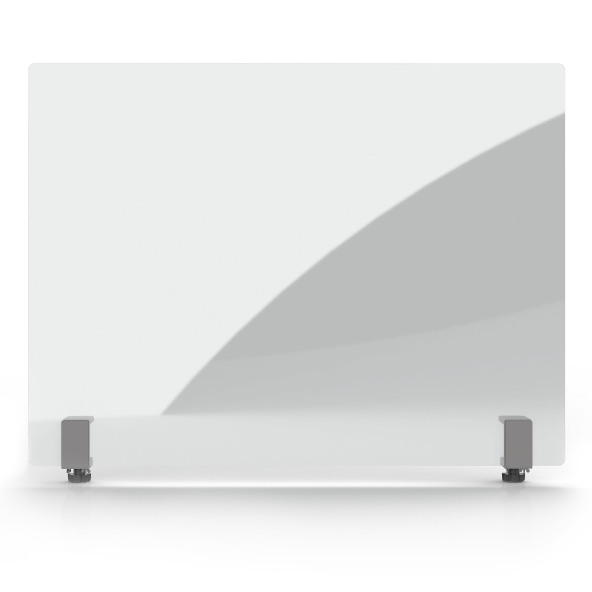 Magnetoplan 11029160 Acryl-Hygienewand mit Klammern 160 x 60cm