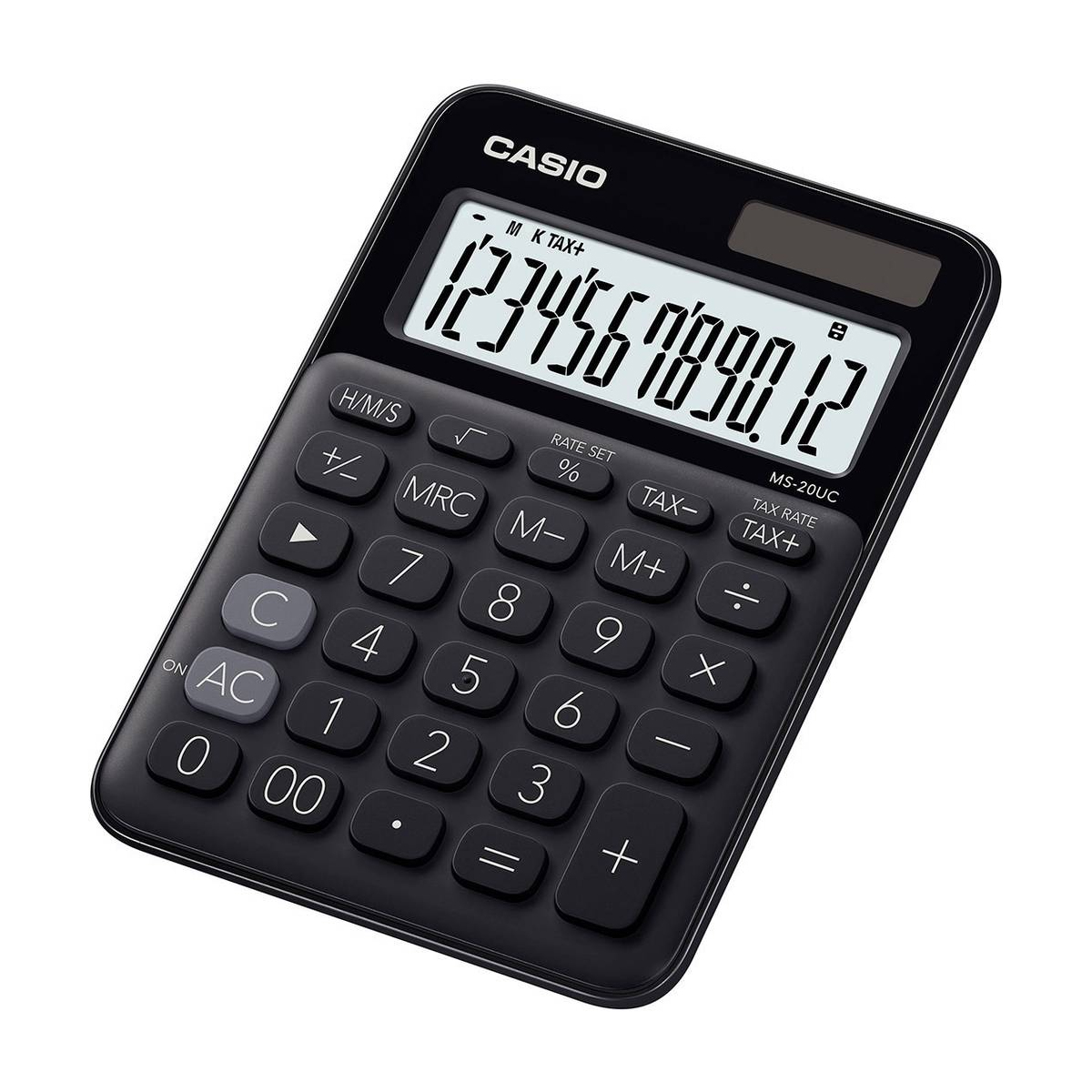 Casio MS-20 UC BK anzeigender Tischrechner schwarz 