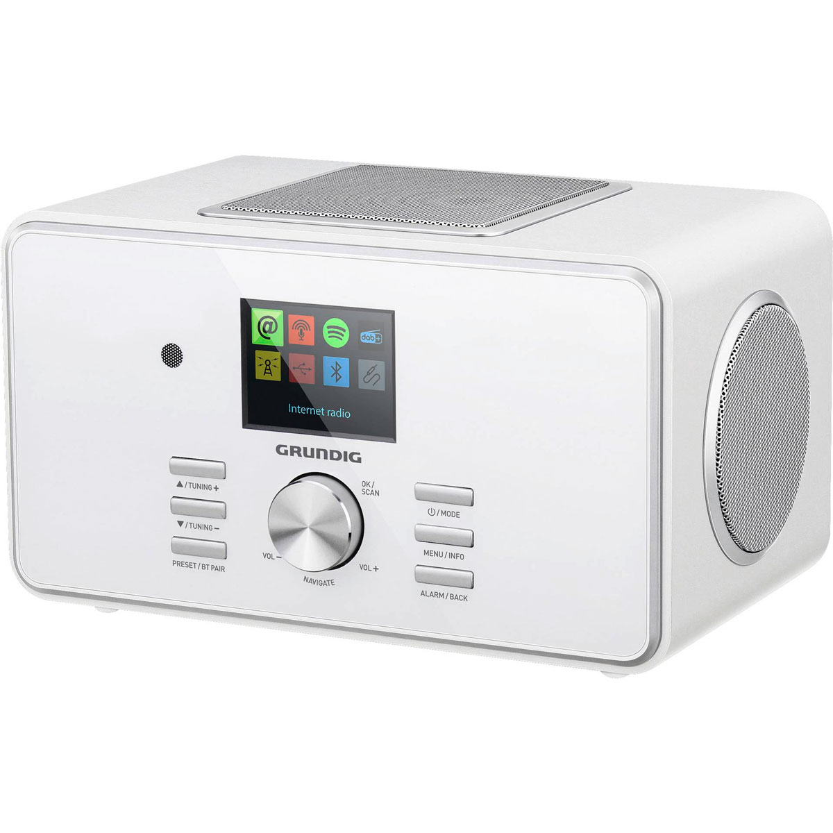 Grundig DTR 6000 X White Premium Radio, 28 Watt