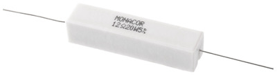 MONACOR LSR-120/20 Hochlast-Zementwiderstand, 12 Ω, 20 Watt
