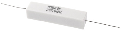 MONACOR LSR-27/20 Hochlast-Zementwiderstand, 2,7 Ω, 20 Watt