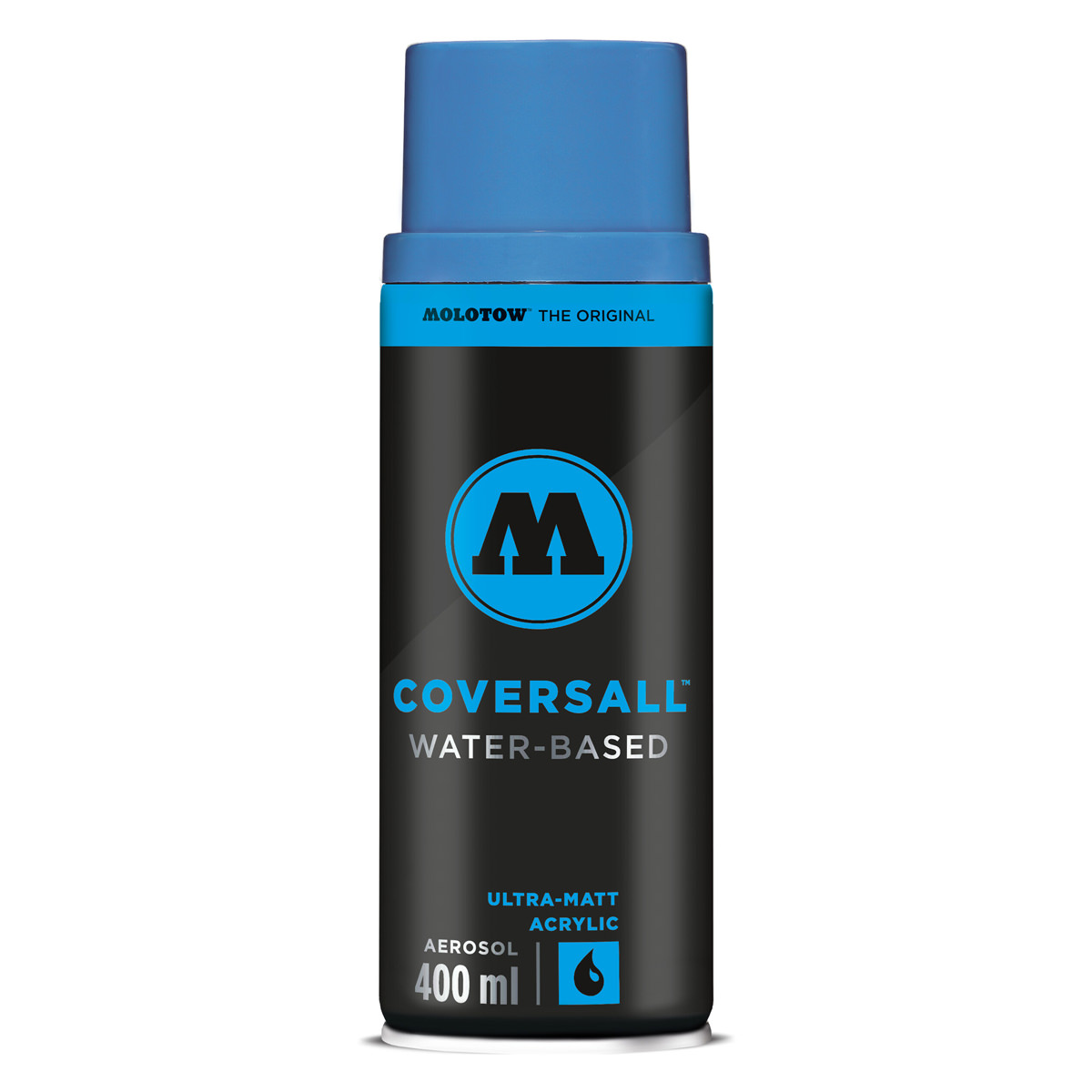 Molotow Sprühdose COVERSALL WATER-BASED 400 ml, tulpenblau hell 