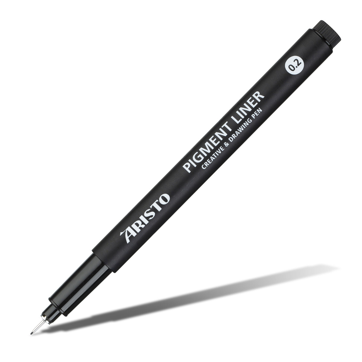 Aristo Pigment Liner 0,2 mm schwarz, licht- und wasserbeständig 