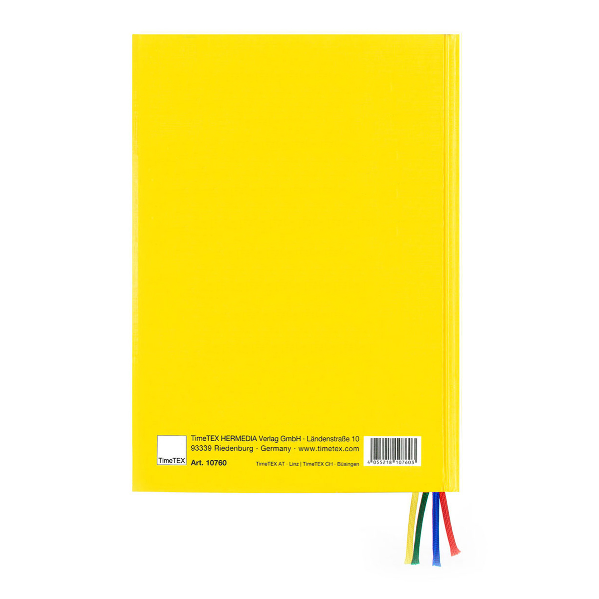 TimeTEX System-Schulplaner A5-Plus 2026/2027 mit 4 Lesebänder, Hardcover und Einstecktasche