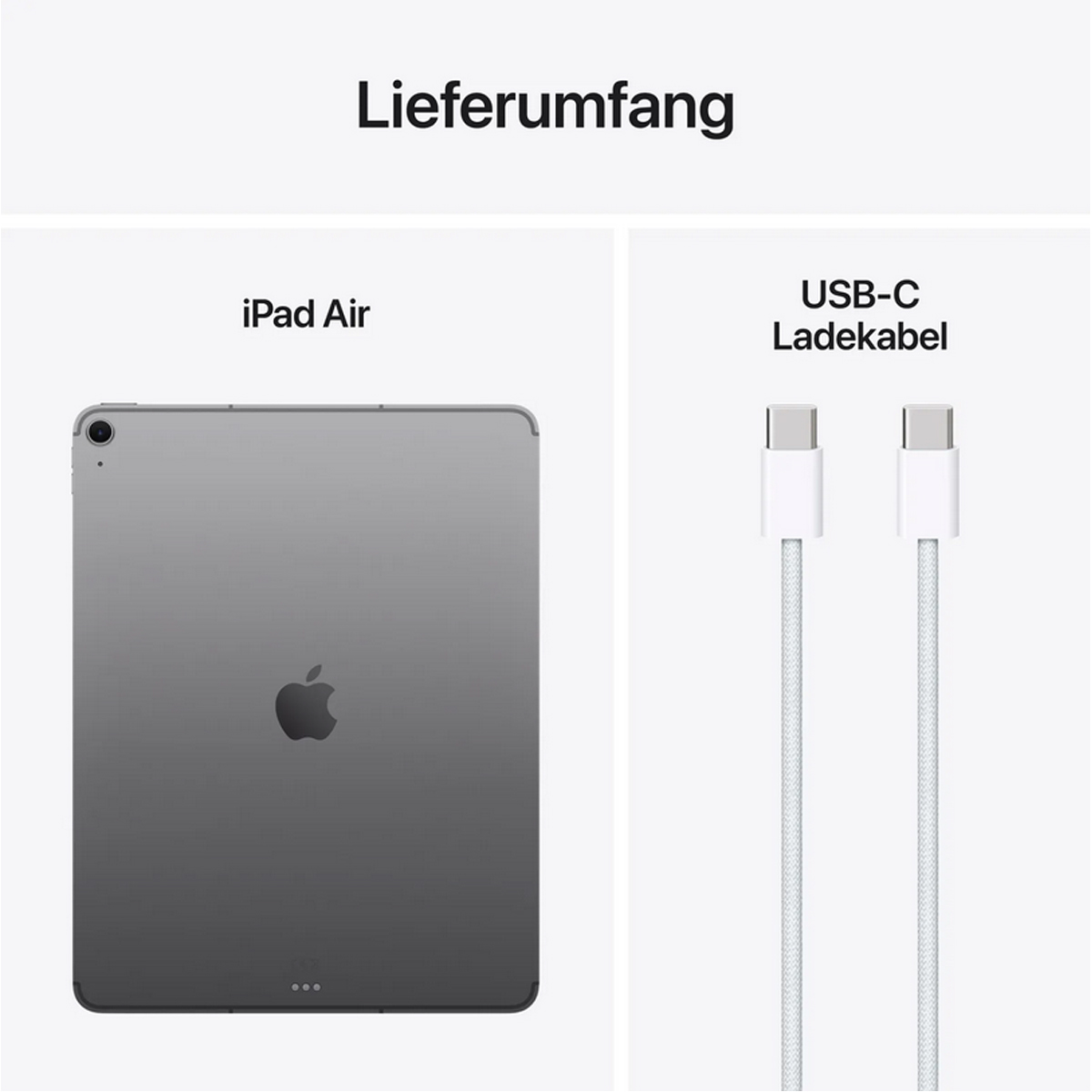Apple iPad Air M3 13'' (33,0cm) 2025 Wi-Fi + Cellular 128 GB Space Grau