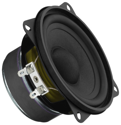 MONACOR SPM-100/8 Hi-Fi-Kompakt-Tiefmitteltöner, 25 W, 8 O