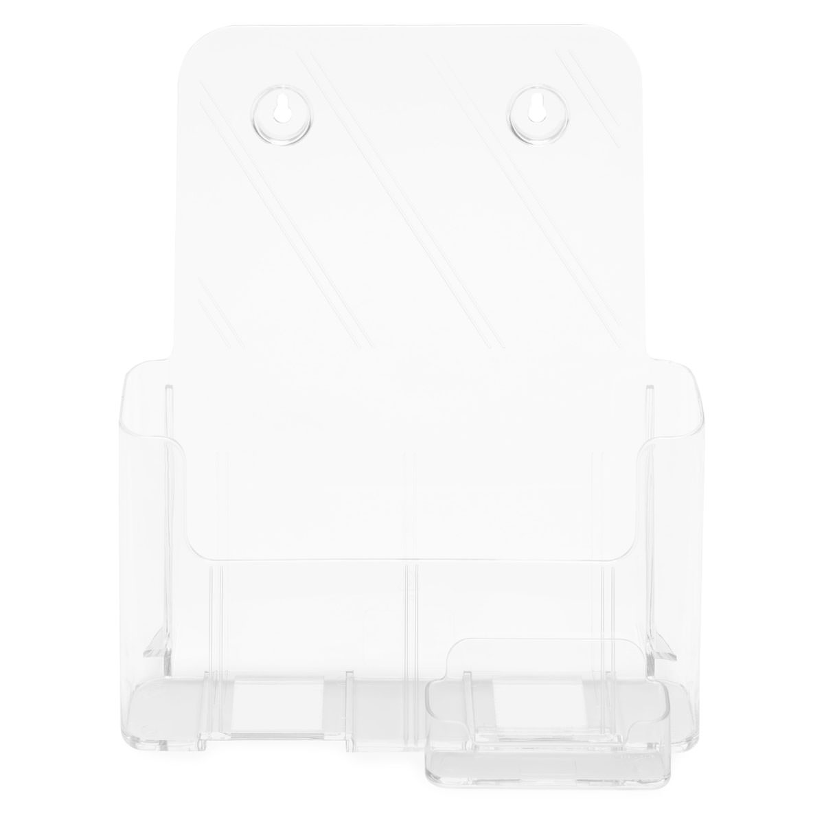 Magnetoplan 680401 Prospekthalter mit Visitenkartenhalter, A4 Hochformat