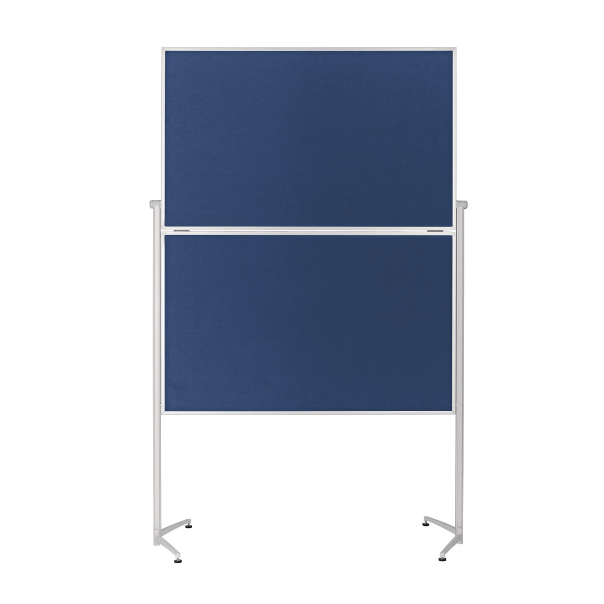 Magnetoplan 1151303 Design-Moderatorentafel evolution plus klappbar, Filz, blau