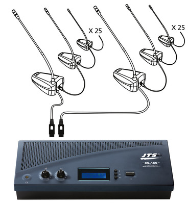 JTS CS-1CU Steuergerät, die Leitzentrale des Konferenzsystems