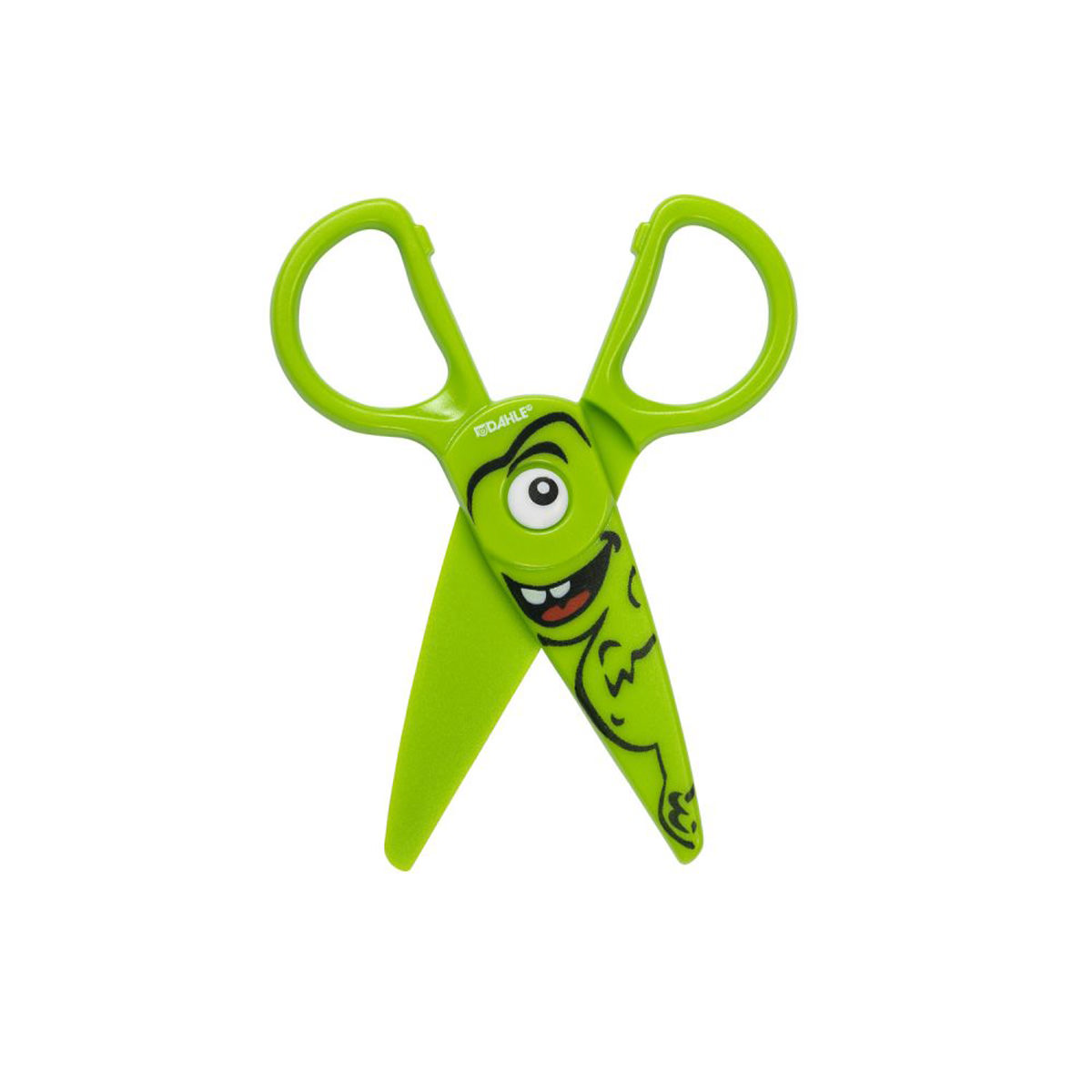 Dahle Sicherheits-Kinderschere 5 Zoll (12cm) grün, Kunststoffschneidblätter 