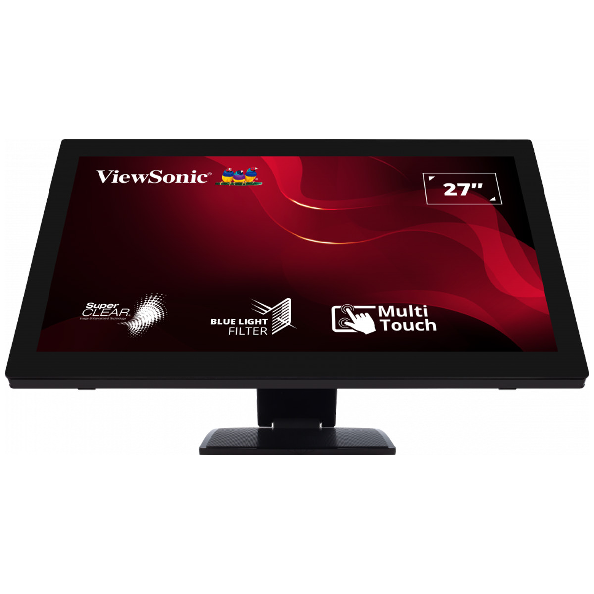 ViewSonic TD2760, 27'' (69cm) Touchscreen-Monitor Eco-Mode, Flimmerfrei-Technologie, Blaulichtfilter