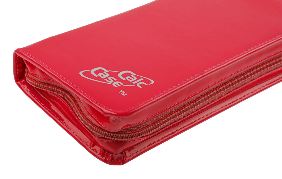 CalcCase Fashion Lack Tasche für Grafiktaschenrechner rot
