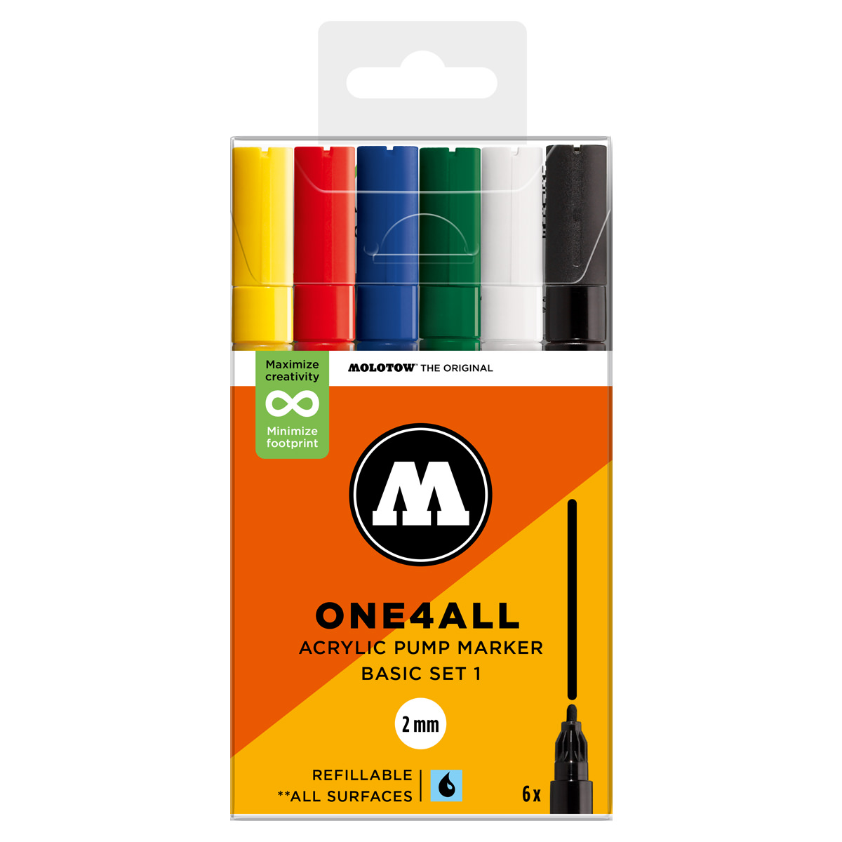 Molotow Acrylmarker One4All 127HS Basic Set 1 