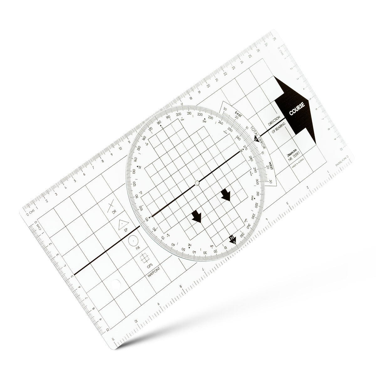 Aristo Navigations-Set Klein 4-teilig, für Seefahrtausbildung 