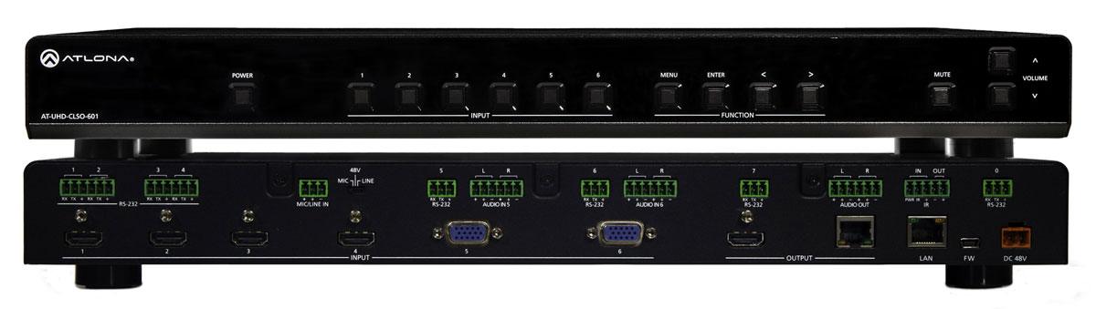 Atlona AT-UHD-CLSO-601 (PoE) Multiformat Switcher / Scaler