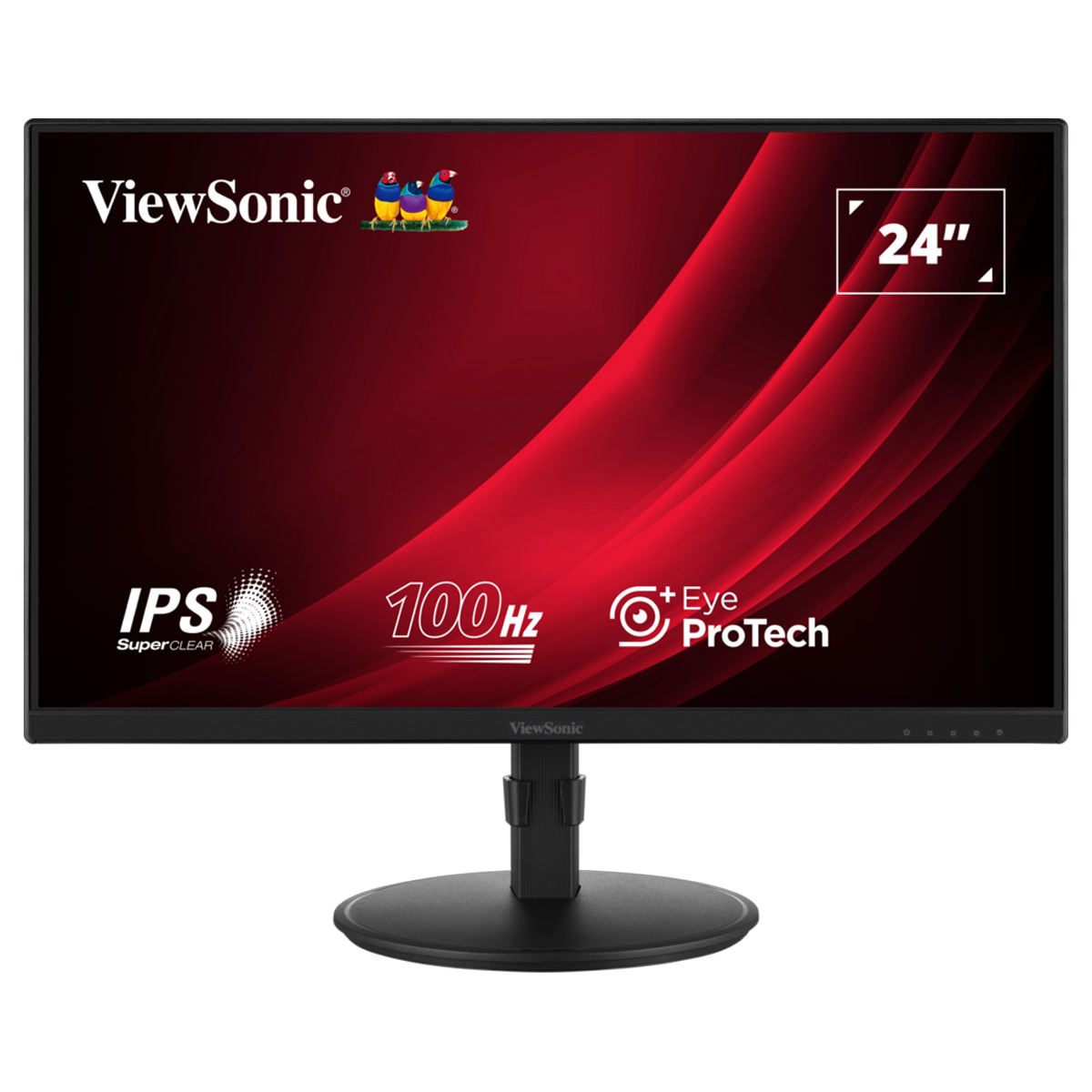 ViewSonic VG2408A-MHD 24'' (61cm) IPS Full HD Ergonomischer Monitor Integrierte Lautsprecher
