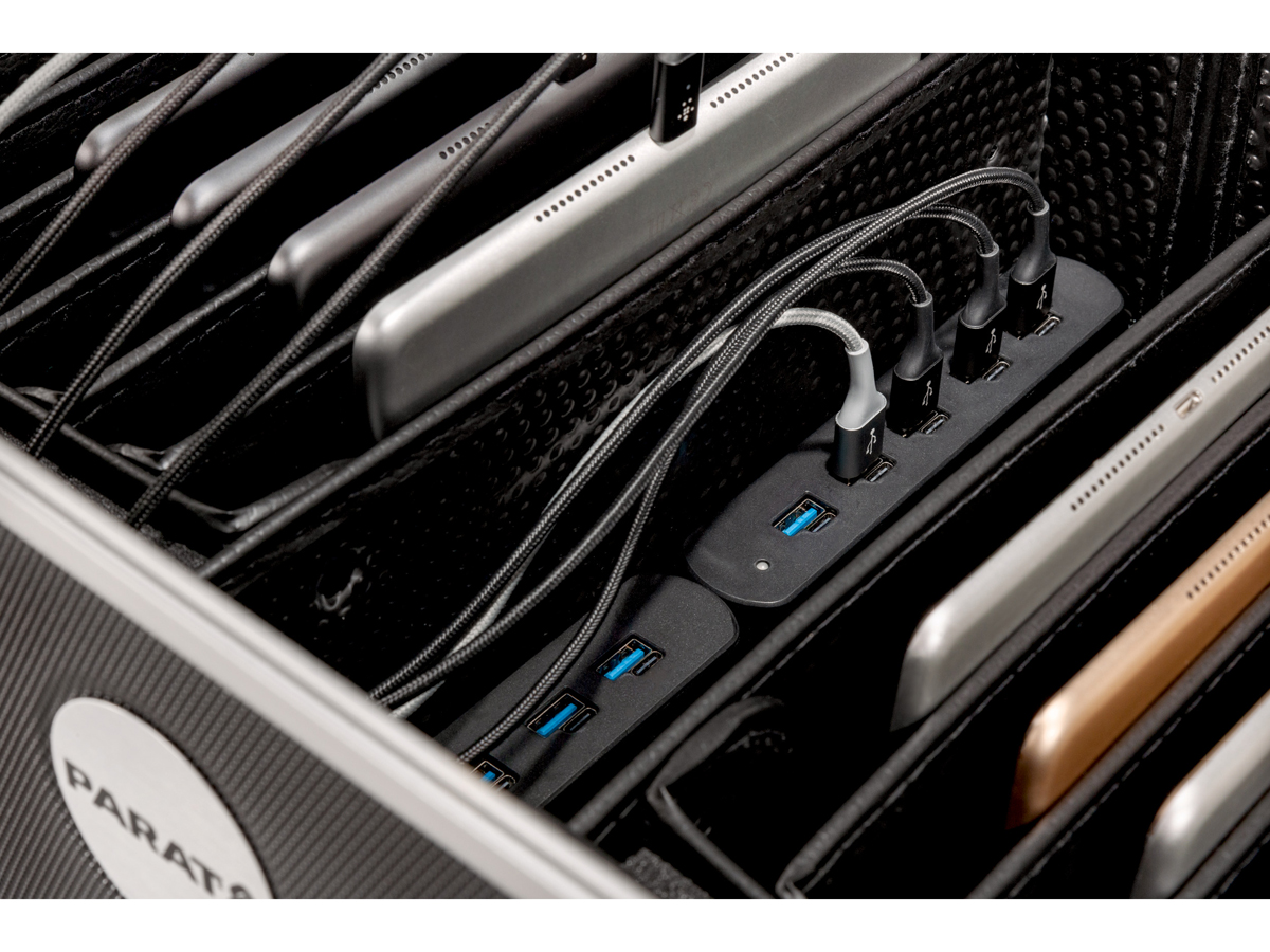 Parat PARAPROJECT®Case TC20 TwinCharge, mit USB-C, ohne Kabel, schwarz