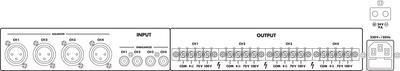 MONACOR PA-1450D ELA-4-Kanal-Class-D-Verstärker