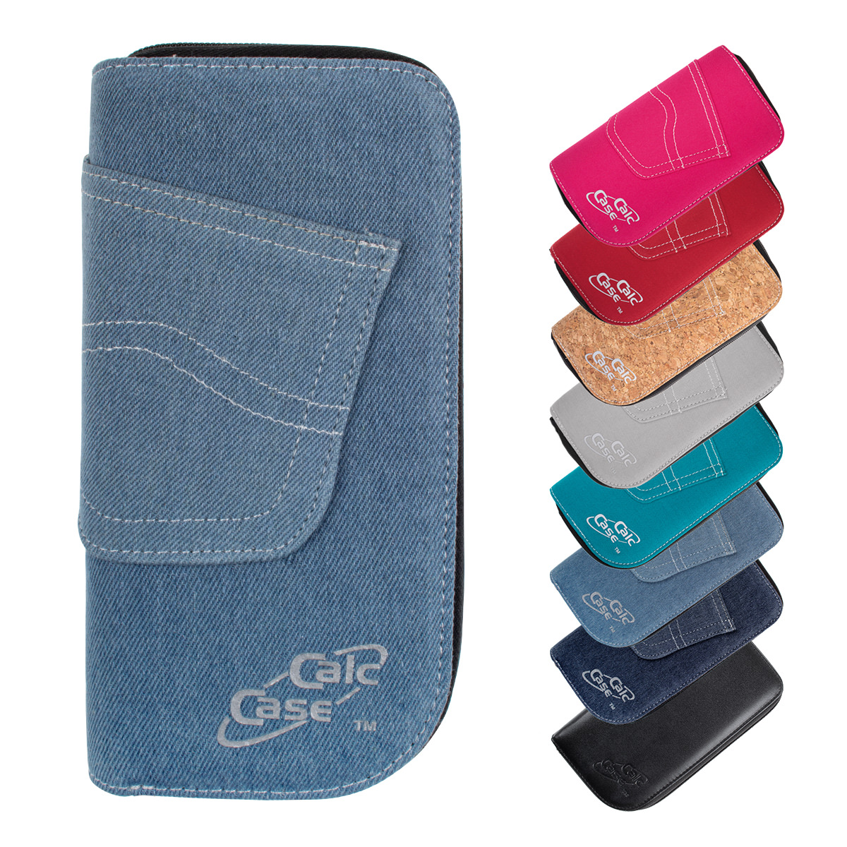 CalcCase Schutztasche im Jeans-Design hellblau 