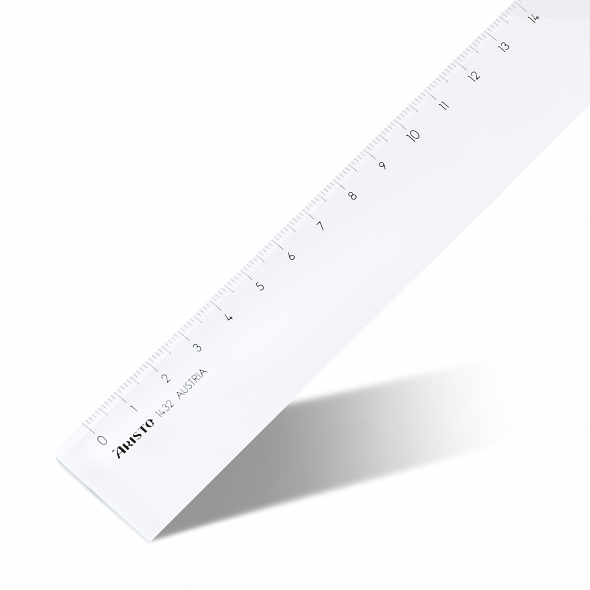 Aristo Lineal 20 cm mm-Teilung, glasklares Plexiglas 