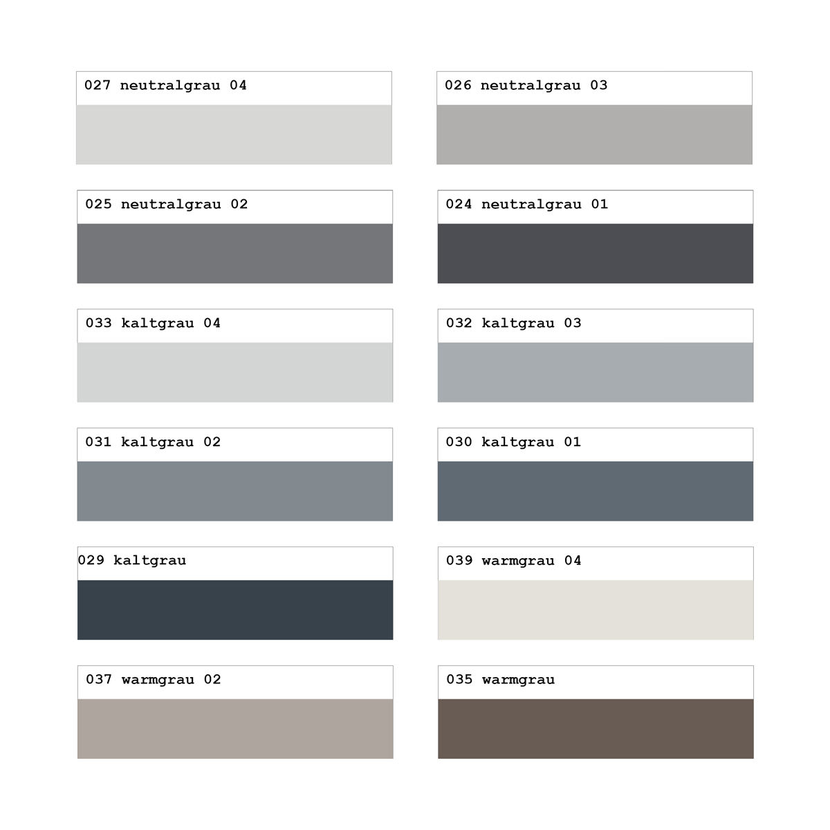 Molotow Marker AQUA COLOR BRUSH 12er Etui, Grey Set, sortiert 