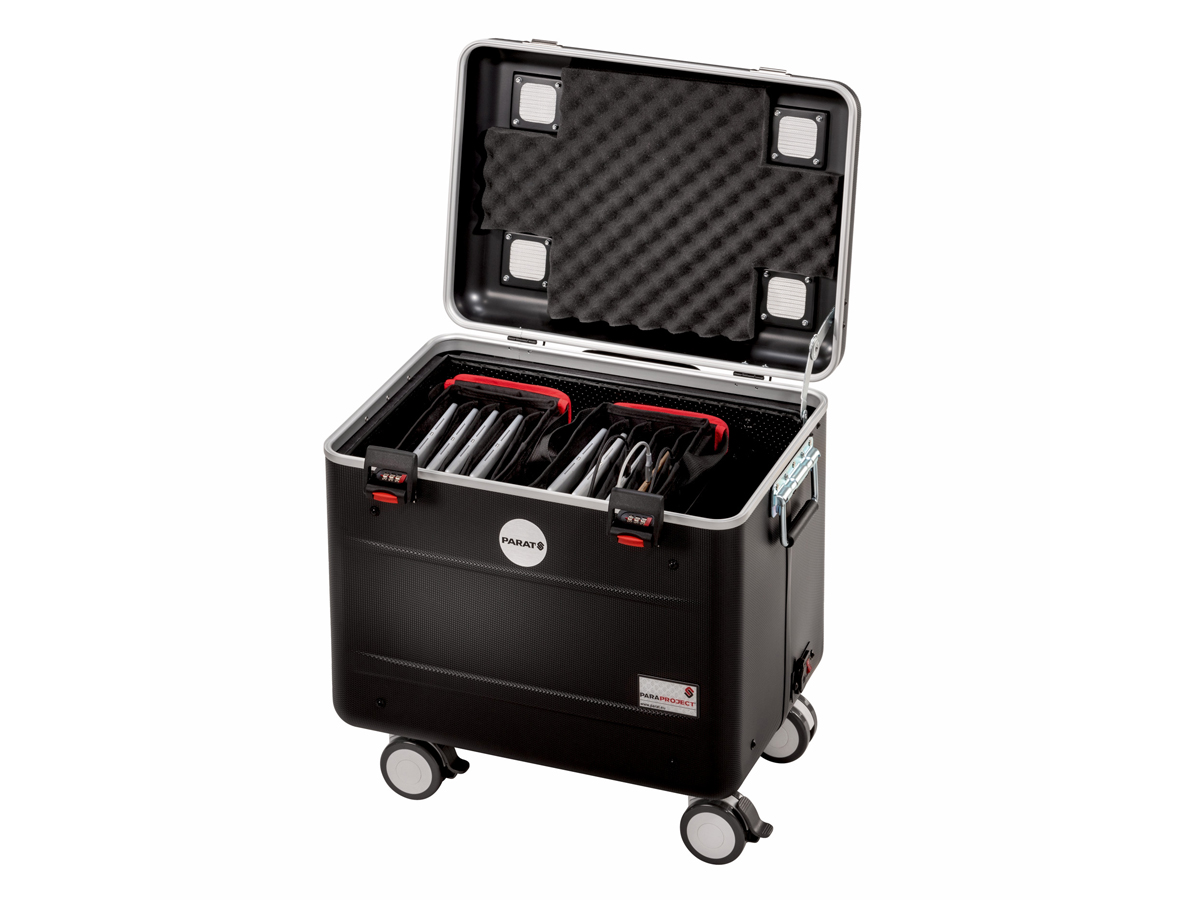PARAPROJECT®Case TC10 BASKET TwinCharge, USB-C, ohne Kabel, schwarz