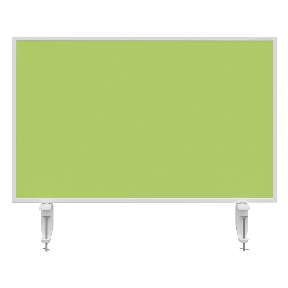 Magnetoplan 1108005 Tischtrennwand VarioPin Whiteboard/Filz Grün, 80 x 50cm