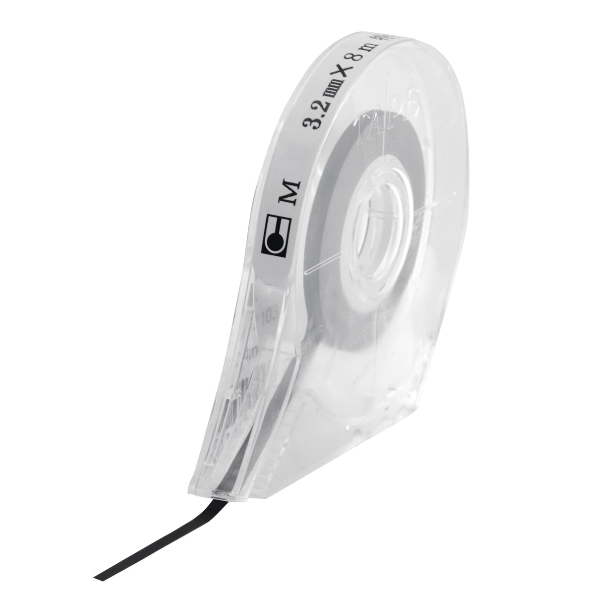 Magnetoplan 40128 Zeichenband 8m schwarz 3,2mm