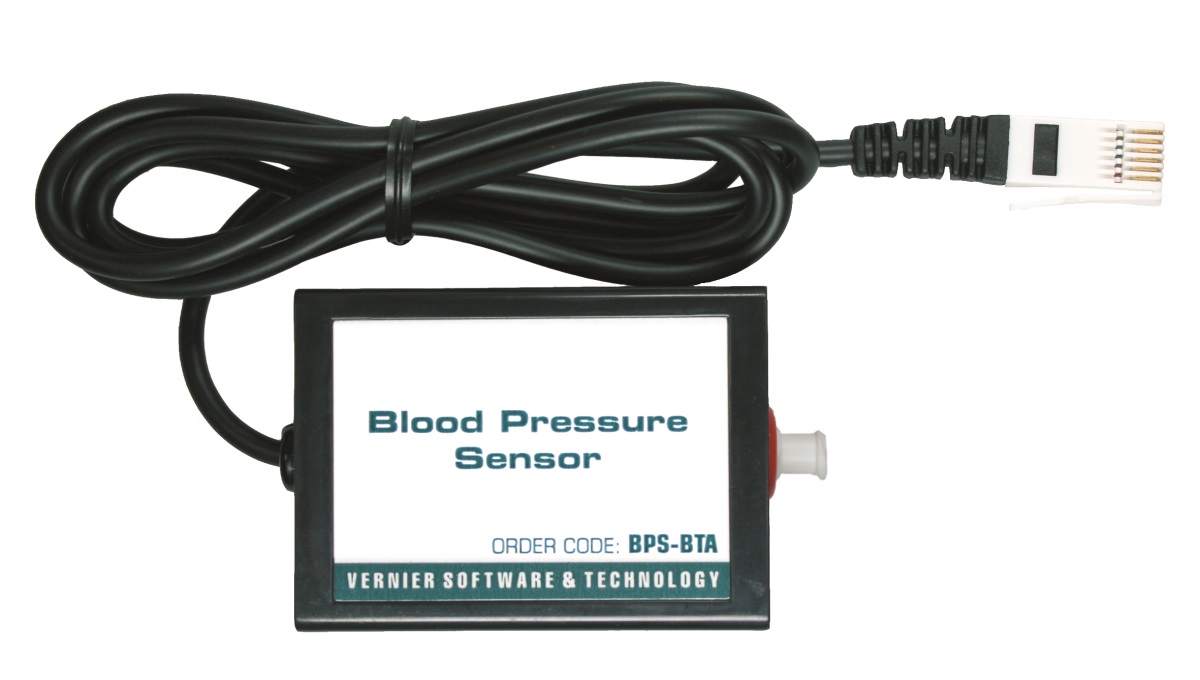 Vernier Blutdruck-Sensor (sys/dia) (BPS-BTA) Messbereich: bis 250mm Hg / Auflösung: 3mm Hg