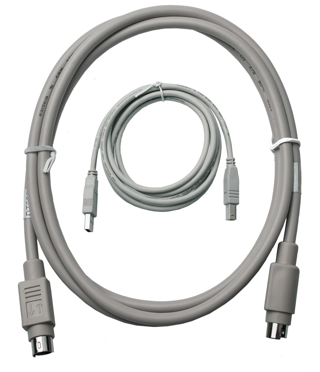 Fourier Kabel-Set f.Nova 5000 4x Sensorkabel DT022 (8-pin mini-Din) 1x USB (USB-BUSB-A) DT180