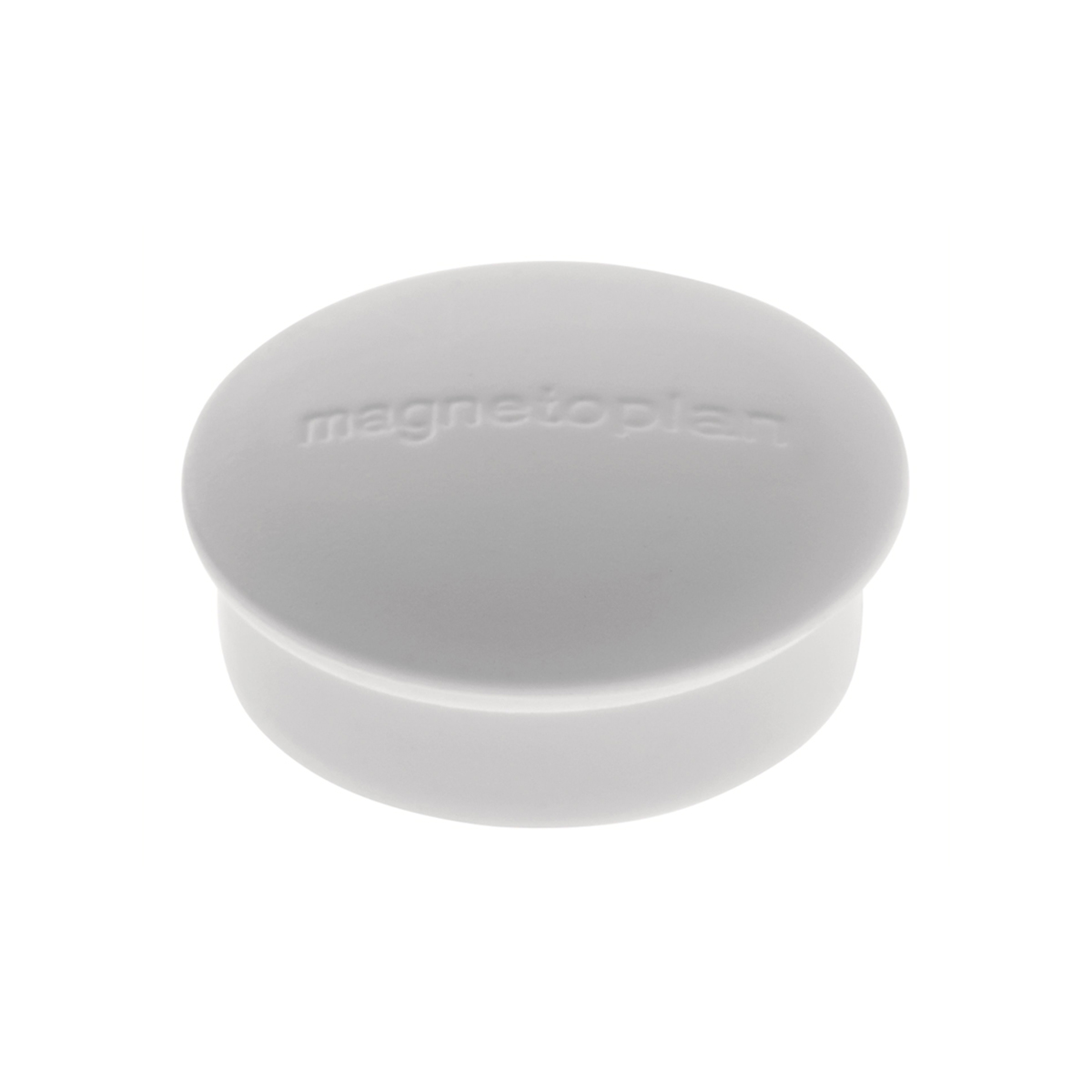 Magnetoplan 1664601 Magnet Discofix Mini, 10 Stück einfarbig grau