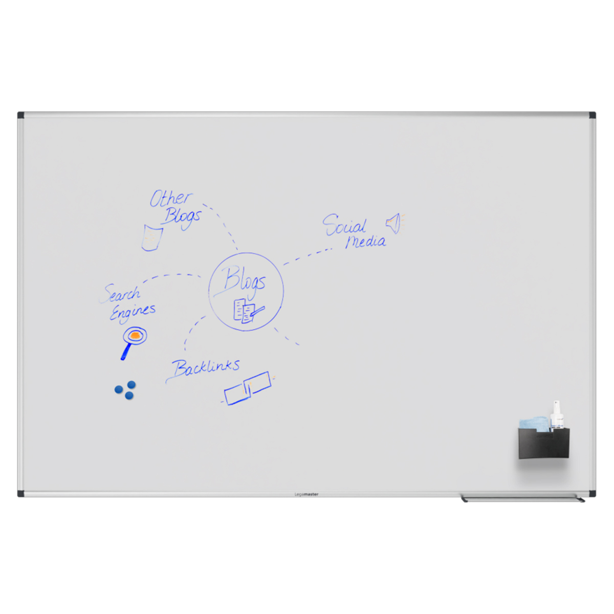 Legamaster 7-108263 Whiteboard UNITE PLUS 150 x 100 cm
