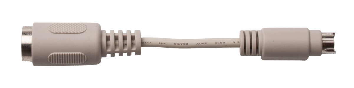 Fourier Adapter für Vernier-Sensoren von DIN weibl auf 8-pin-mini-DIN (männl.) z. B. Vernier DCT-DIN