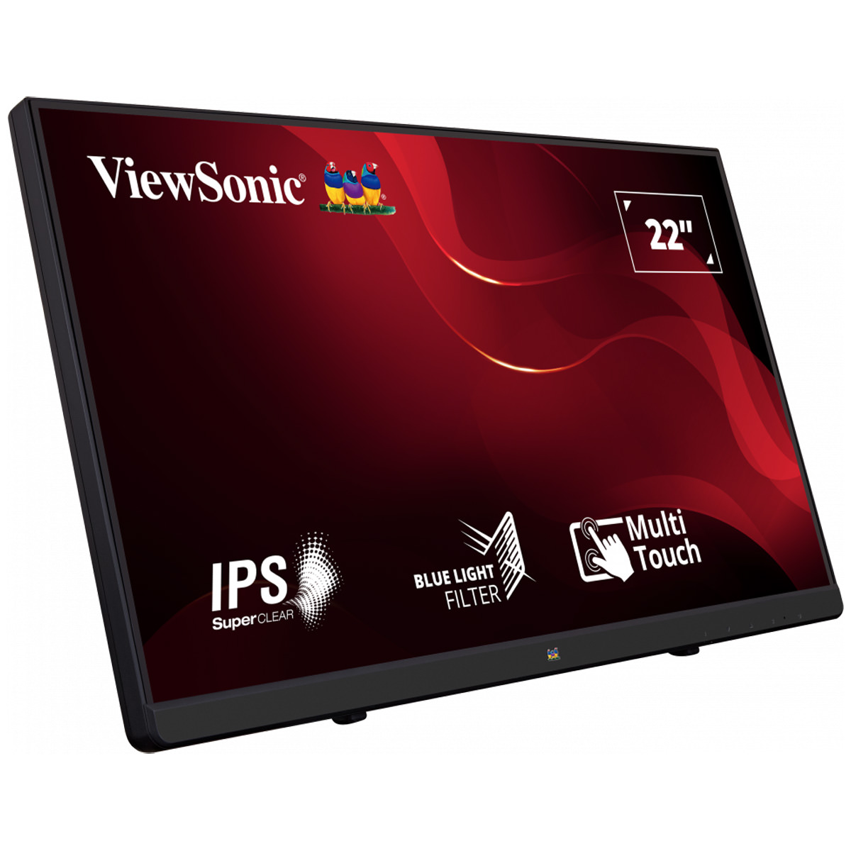 ViewSonic TD2230, 22'' (56cm) 10-Punkt-Touchscreen-Monitor Full HD 1080p Auflösung