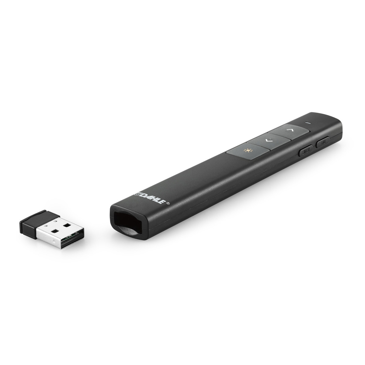 Dahle Presenter mit Laserpointer Länge 12,8cm, Laser 200m Reichweite 