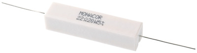 MONACOR LSR-220/20 Hochlast-Zementwiderstand, 22 Ω, 20 Watt