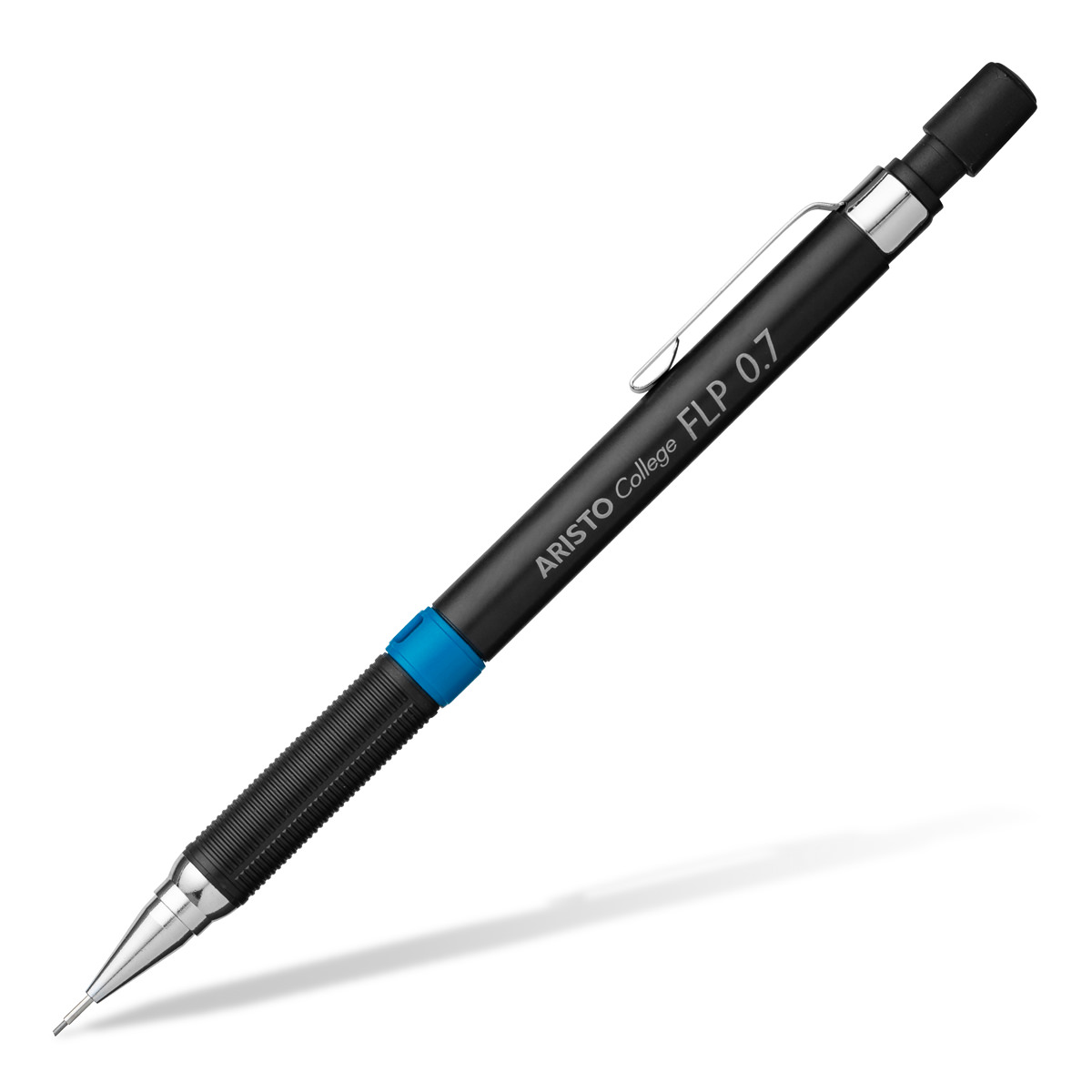 Aristo College Feinminenstift FLP 0,7 schwarz, Metallclip 