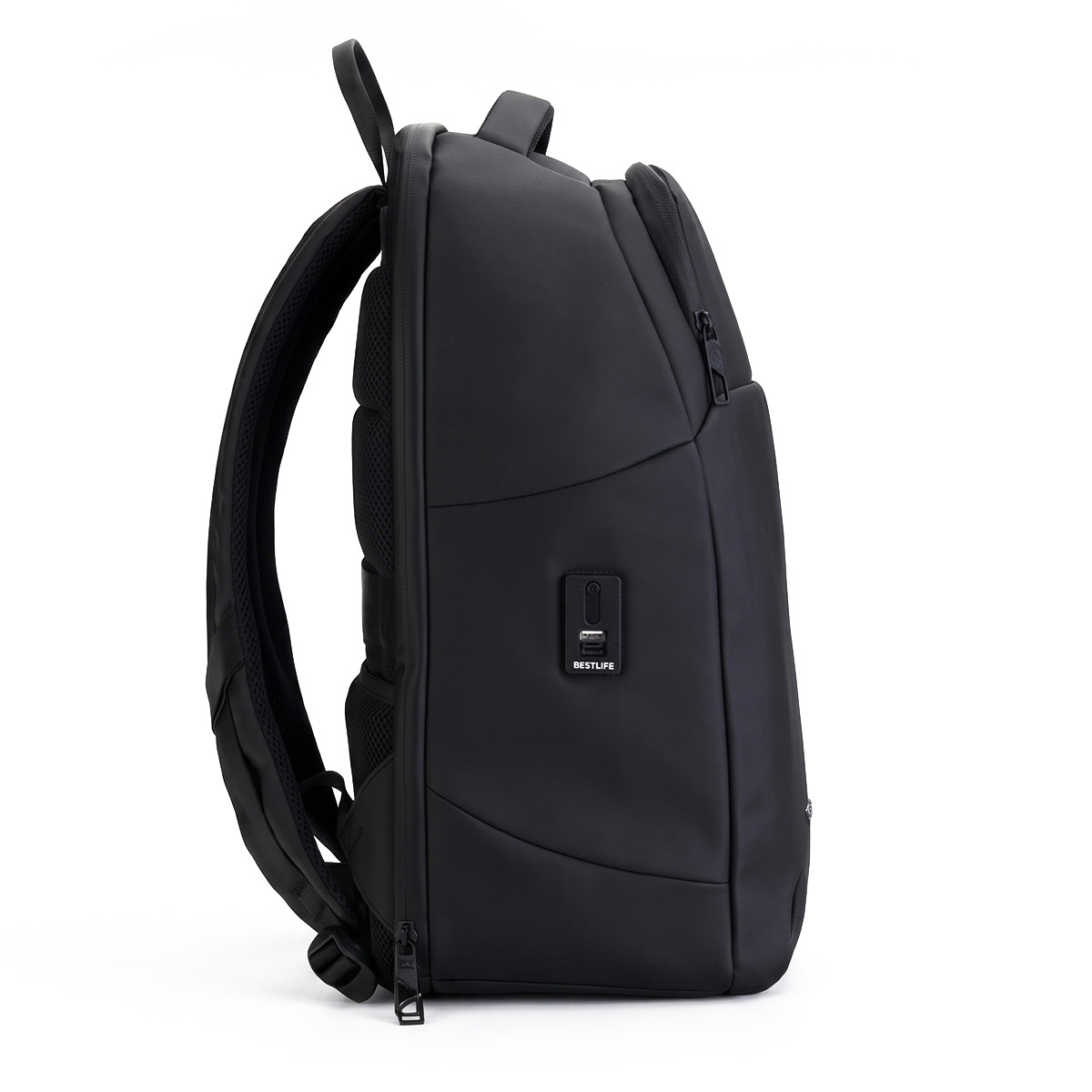 BestLife BB-3922BK Travelsafe Rucksack Cronos für Laptop & Tablet bis 15.6'' (39,6cm) mit gepolsterten Fächern