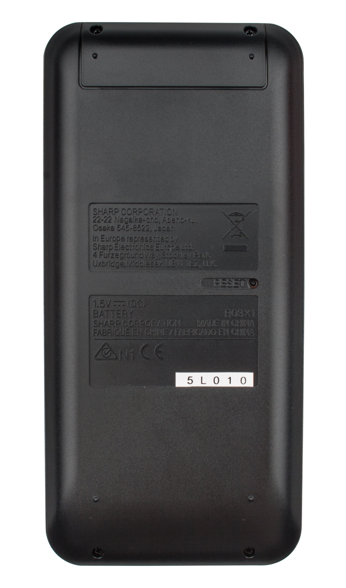Sharp EL-W531 XH GR Schulrechner grün, Batteriebetrieb 
