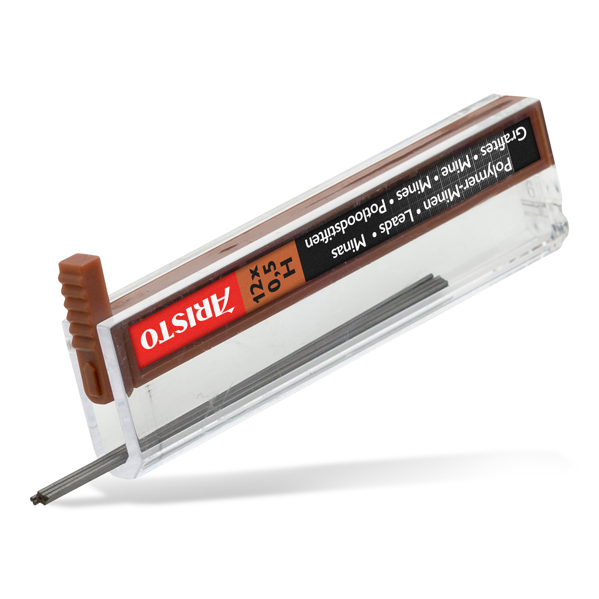 Aristo Feinminen Hi-Polymer 0,5 H, Dose mit 12 Minen 