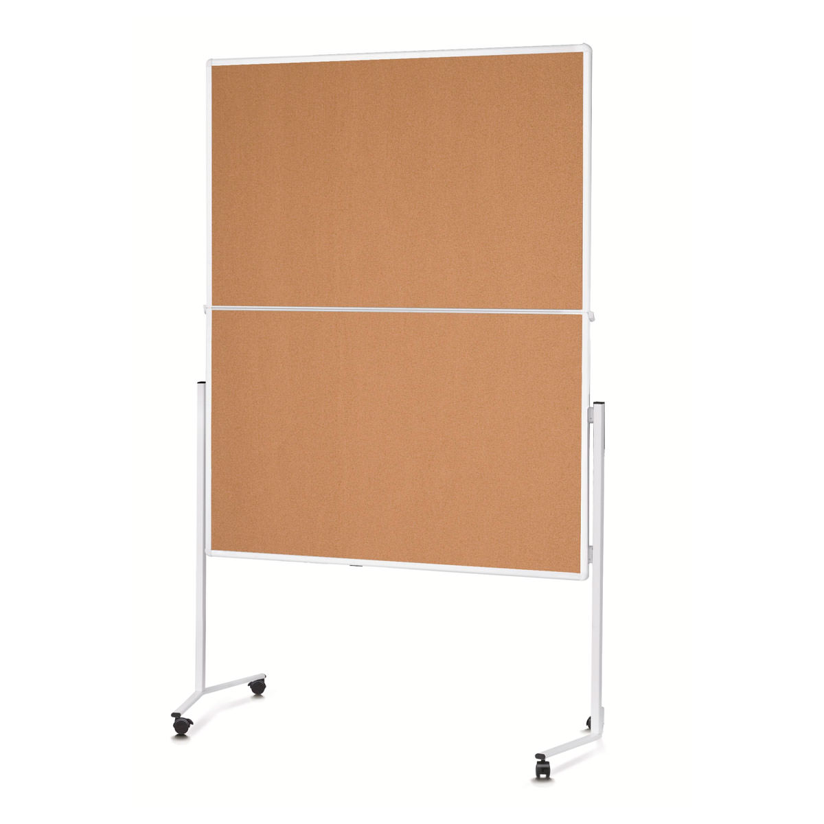 Magnetoplan 2111324 Moderationstafel mit weißem Rahmen, klappbar Kork