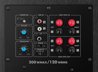 MONACOR SOUND-100SUB Aktiv-Subwooferbox, 120 W