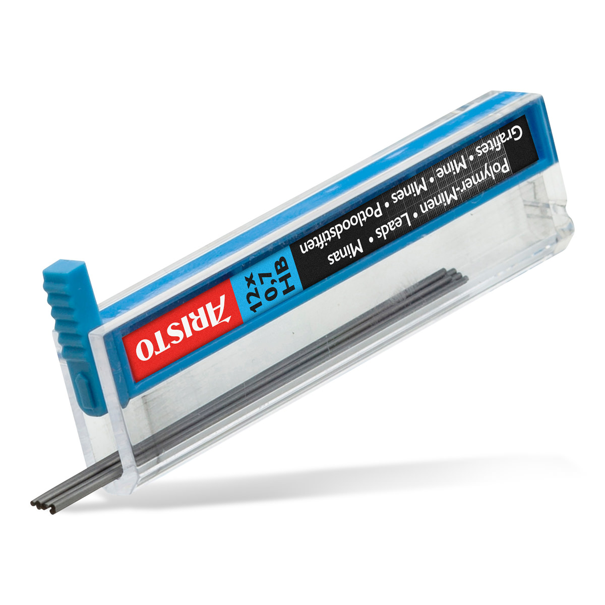 Aristo Feinminen Hi-Polymer 0,7 HB, Dose mit 12 Minen 