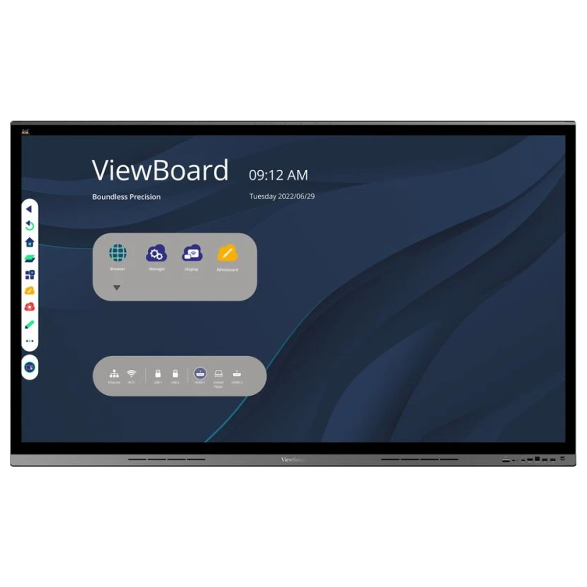 ViewSonic ViewBoard IFP7562, 75'' (190cm) 4K Display 20-Punkte-Multi-Touch