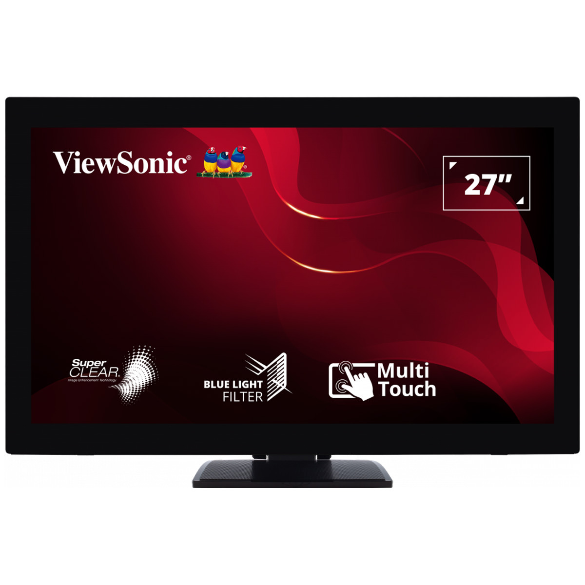 ViewSonic TD2760, 27'' (69cm) Touchscreen-Monitor Eco-Mode, Flimmerfrei-Technologie, Blaulichtfilter